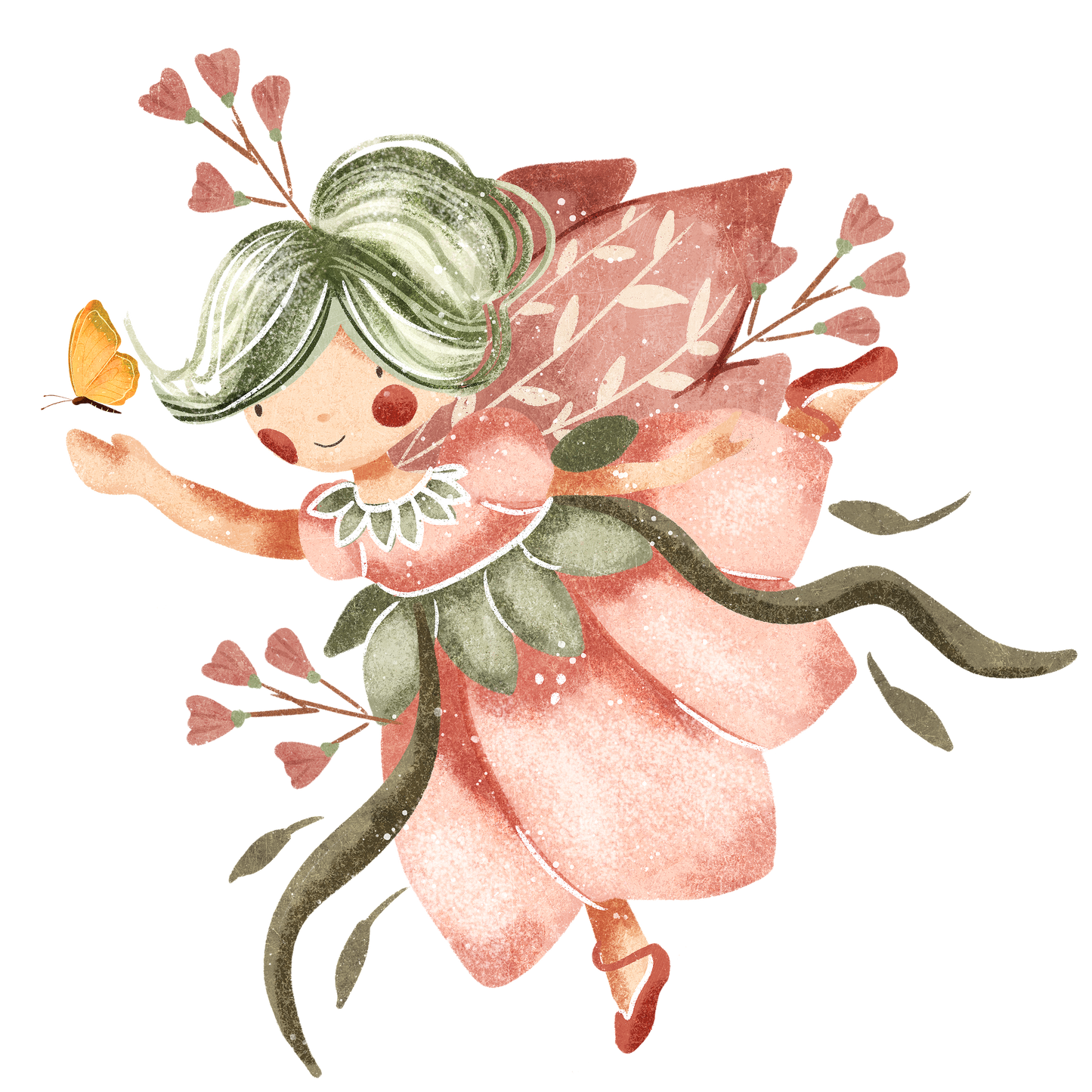 Bügelbild Blumenfee