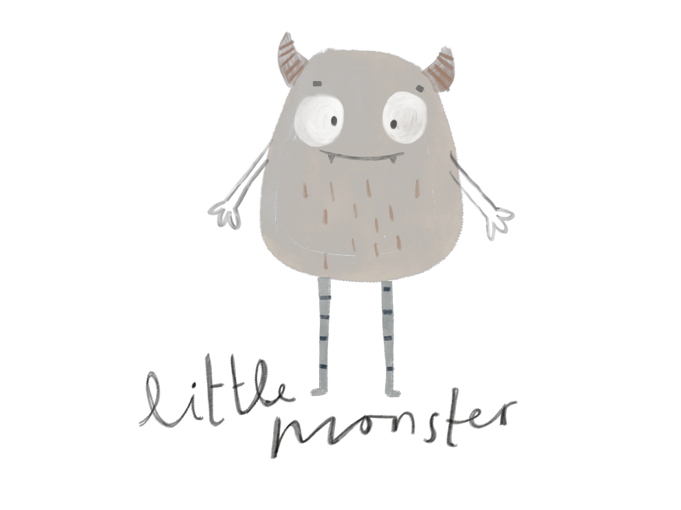 Bügelbild kleines Monster