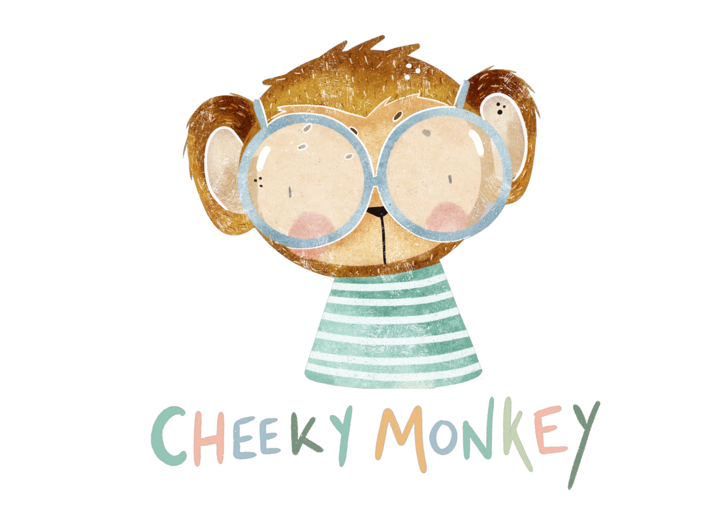 Bügelbild Cheeky Monkey