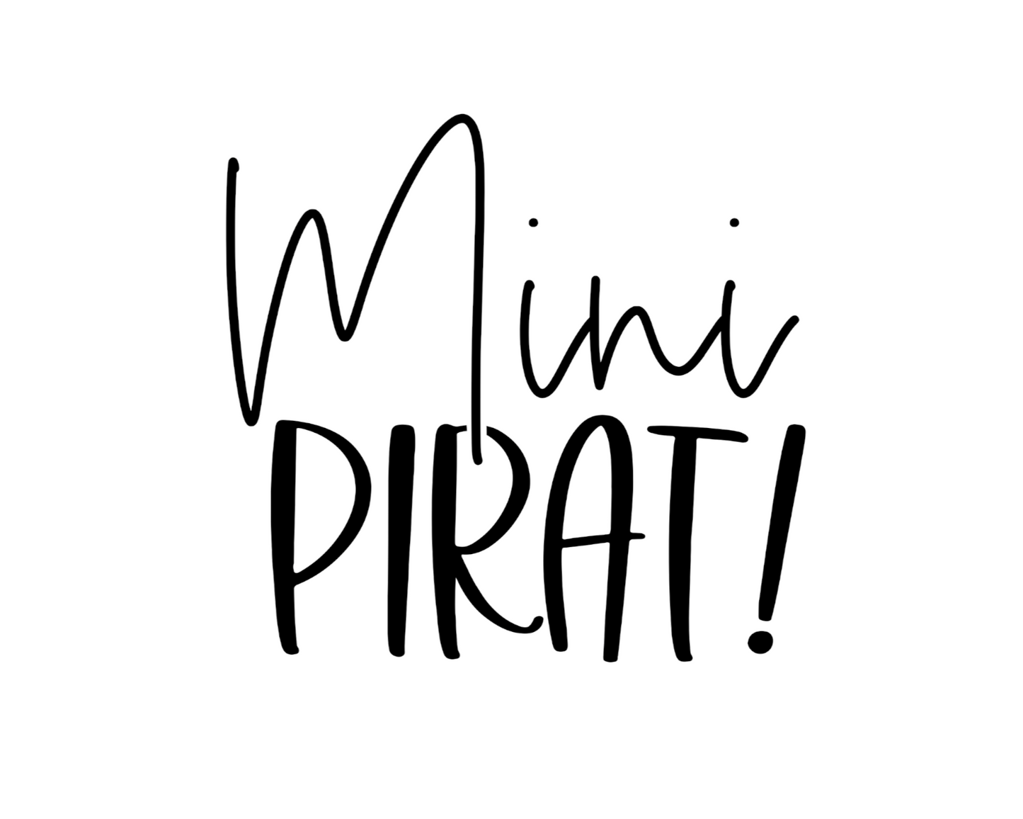 Bügelbild-Mini Pirat