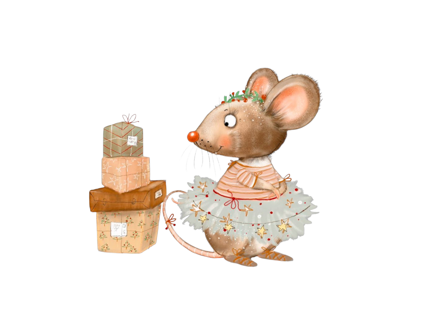Weihnachtsmaus Mond