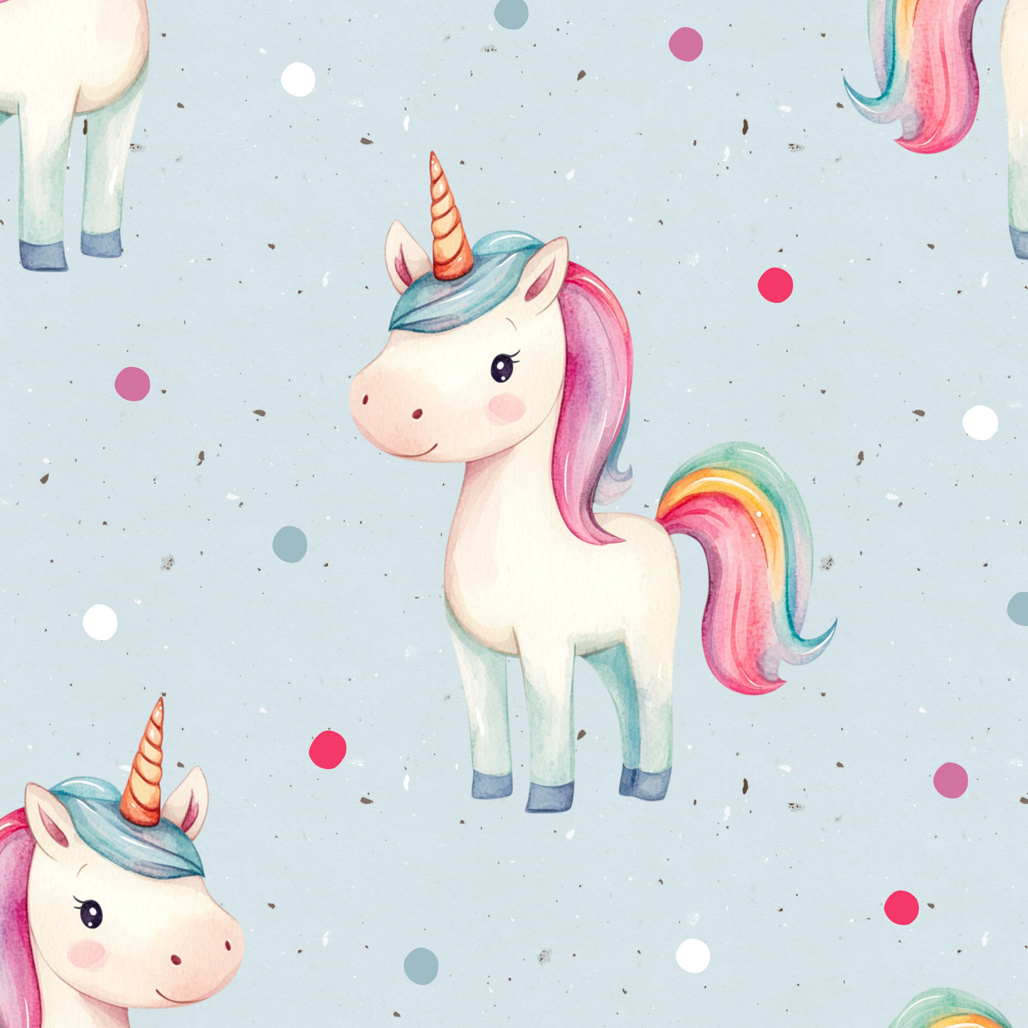 Einhorn mit Regenbogenmähne