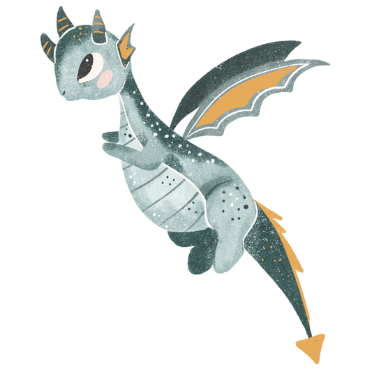 Bügelbild Drache Märchenwelt