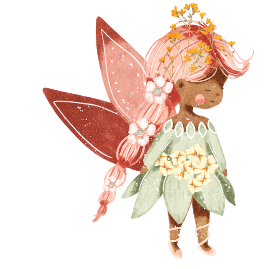 Bügelbild Blumenfee