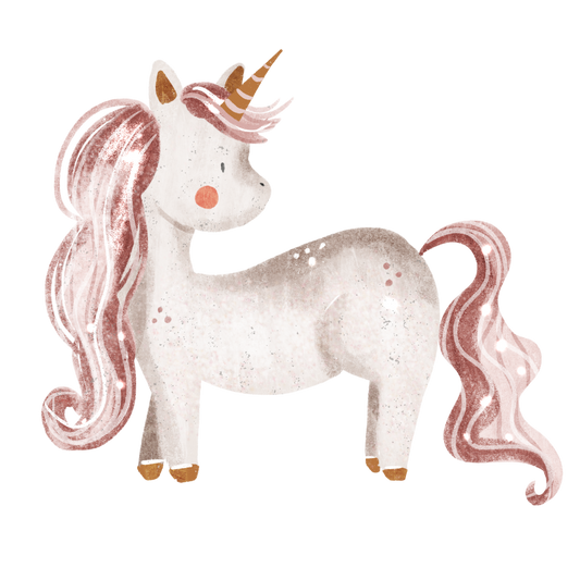 Bügelbild Einhorn Märchenwelt