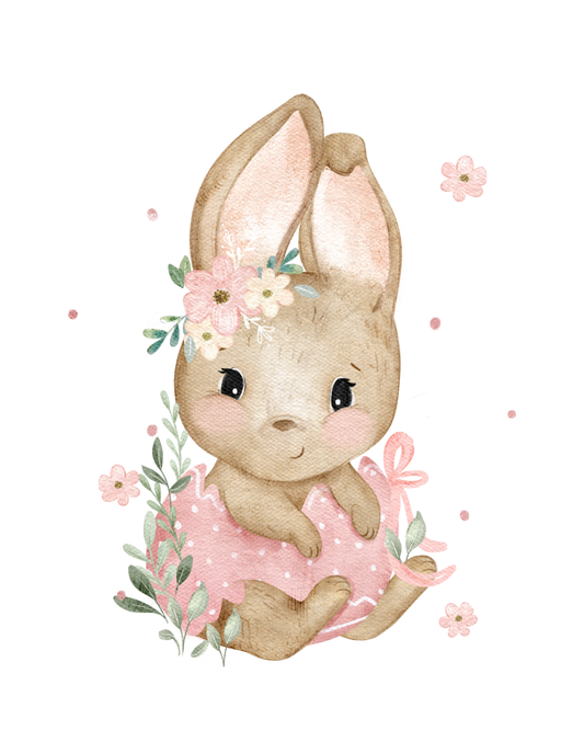 Bügelbild Hase im Ei