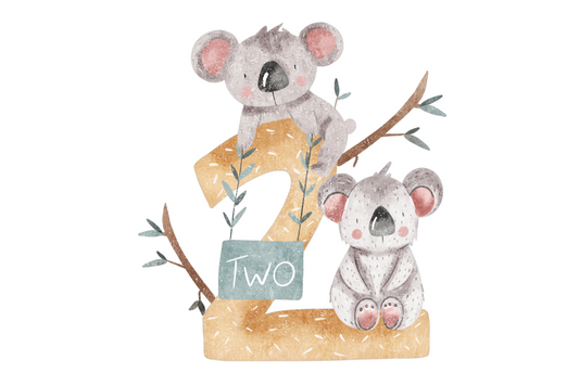 Bügelbild Geburtstag Koala 2