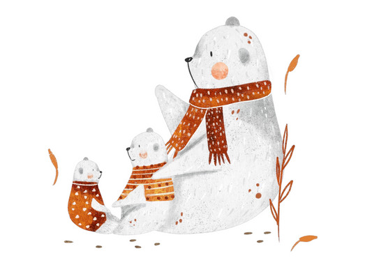 Bügelbild Eisbären