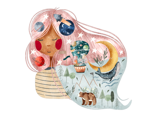 Bügelbild Spacegirl