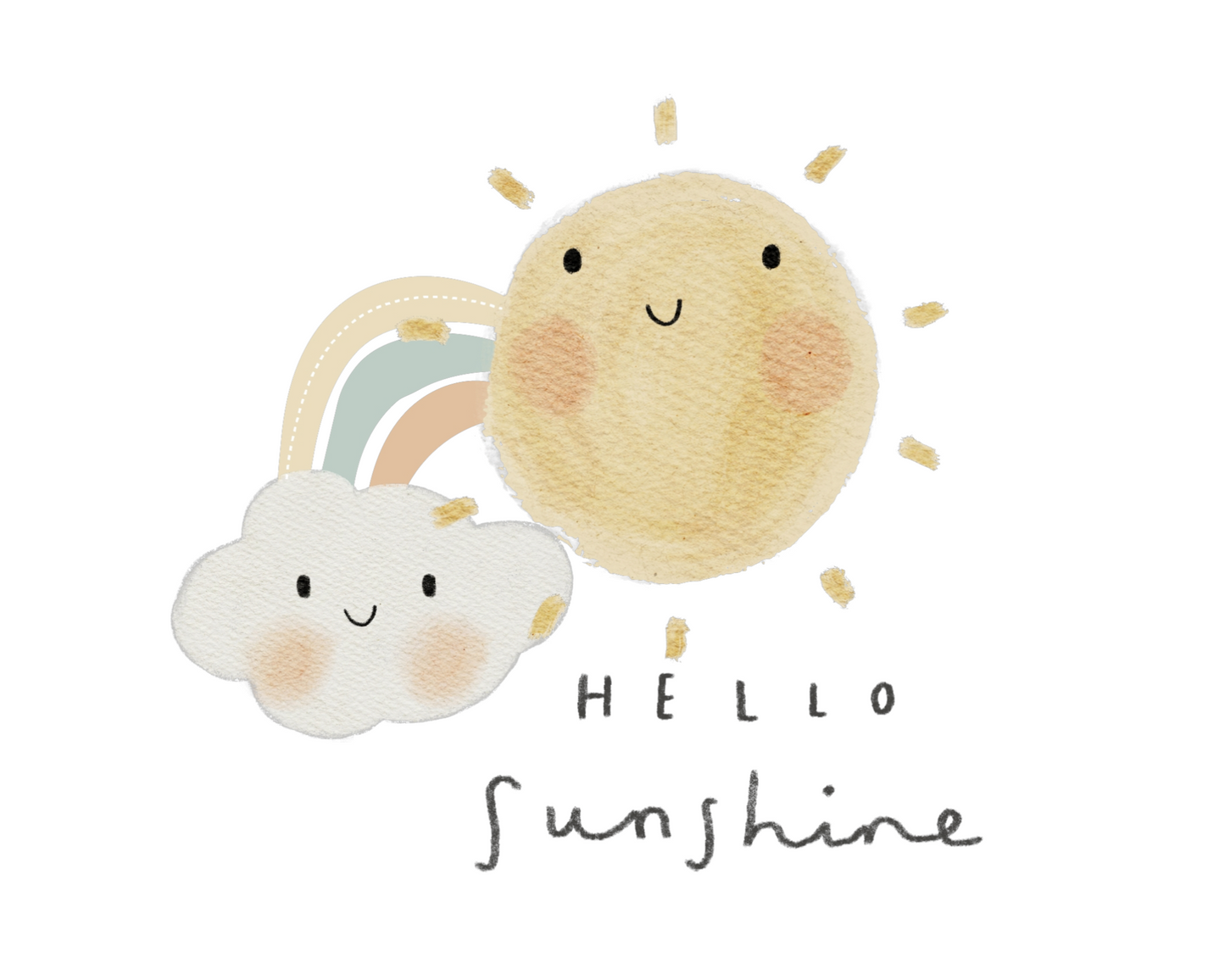 Bügelbild Hello Sunshine