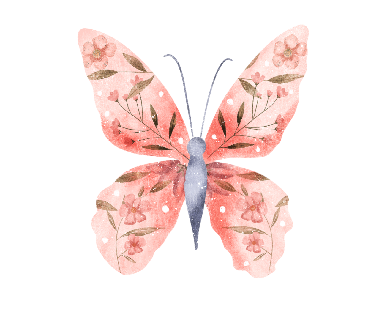 Bügelbild Schmetterling