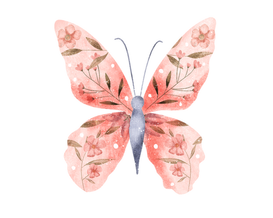 Bügelbild Schmetterling