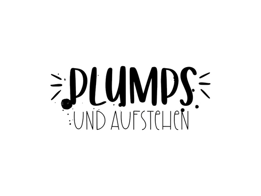 Bügelbild-Plumps und Aufstehen