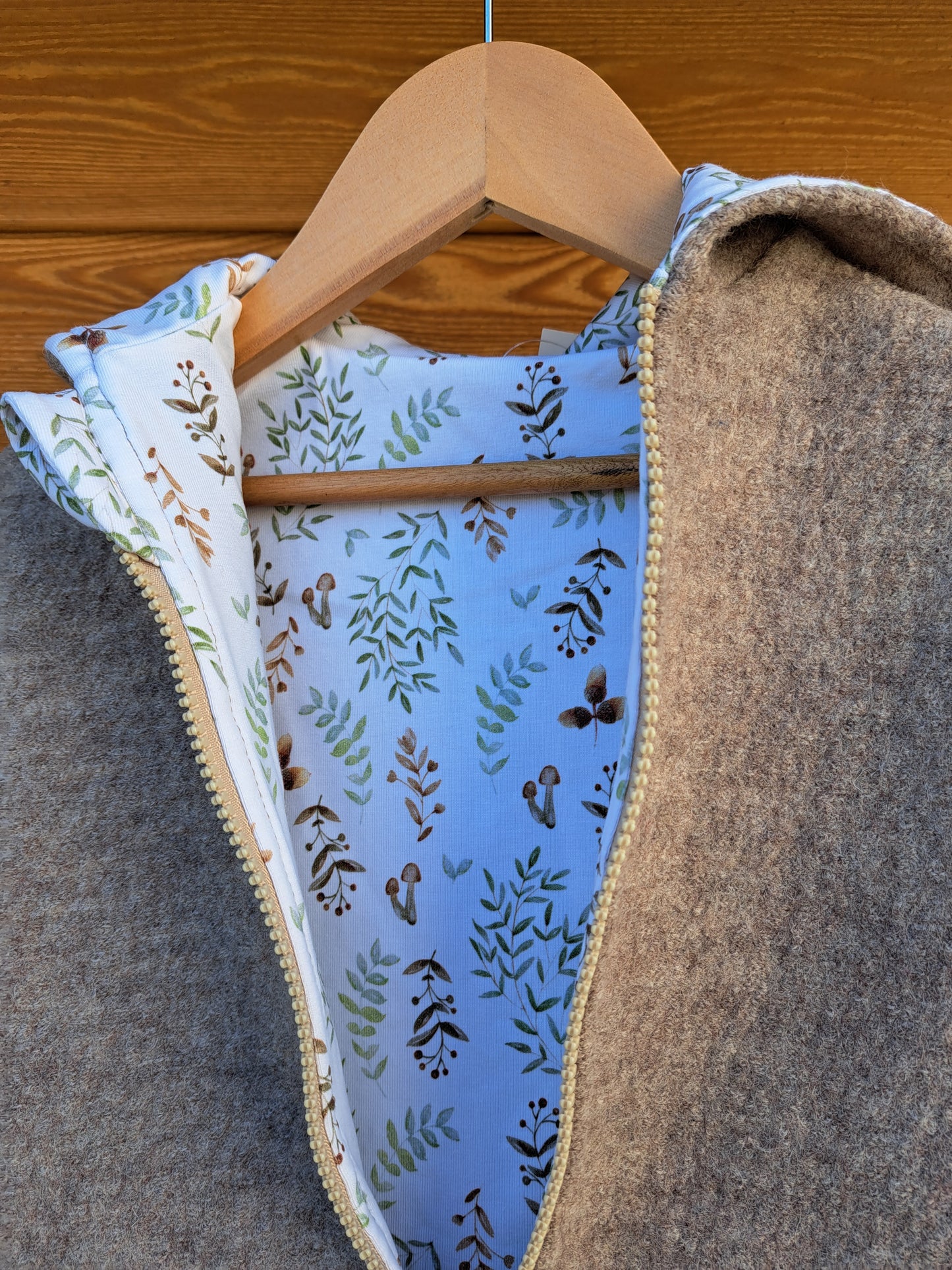 Cape-Jacke aus Walk Gr.86